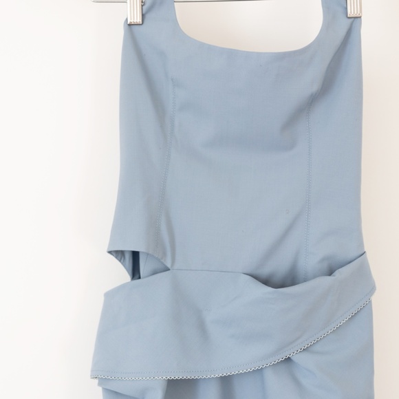 Jacquemus New with tags blue draped dress XS - Picture 3 of 6